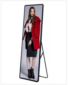 P1.86 Led Digital Advertising Display 6mm Thickness With Creative Installation