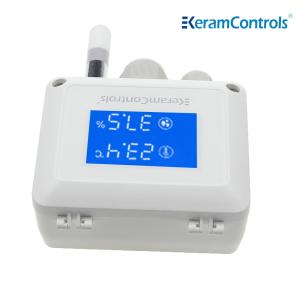 Air Duct Mounted Temperature Humidity Transmitter Digital Output