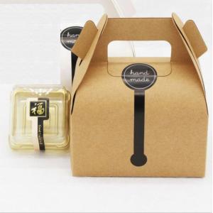 Custom Printing Folding Paper Sweet Box Cake Packing With Handle