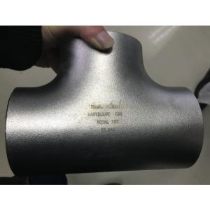ASME B16.9 815 UNS32750 2 4 6 8 Inch Stainless Steel Seamless Butt Weld Tee Pipe