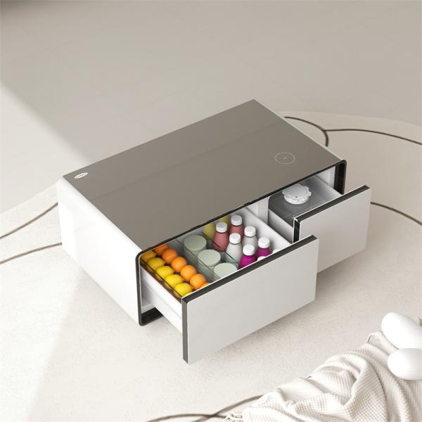 Household Electric Mini Fridge with Multifunctional Frozen Drawer and Wireless