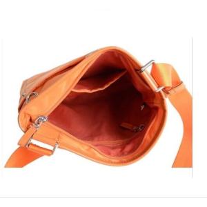 One Shoulder Custom Messenger Bags Long Shape Side Mesh Pocket