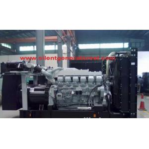 Yellow Color MITSUBISHI Diesel Engine Generator Set 50HZ 1100KW / 1375KVA