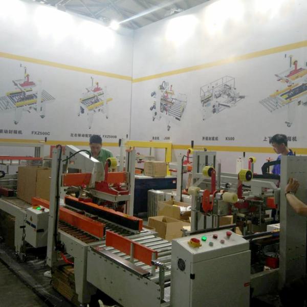 SS316 80kg Carton Sealing Tape Machine Paper Carton Erecting 0.35KW