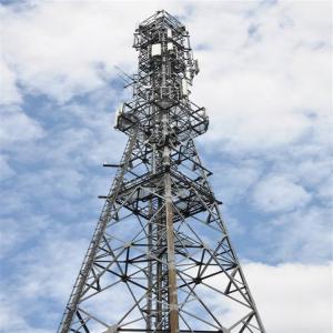 China Bts Fm Satellite Tubular Steel Tower 3 Legs Lattice Telecom on sale