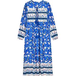 Customize Floral Print Boho Dress