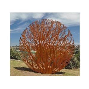China Laser Cutting Rusty Corten Steel Metal Tree Garden Sculpture on sale