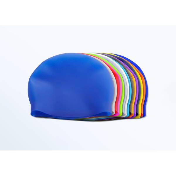 Quality Seamless Silicone Swim Cap – Comfortable Fit, 17 In-Stock Colors, Custom Logo & Color Available wholesale