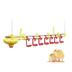 Stainless PVC Chicken Watering System Automatic Drinker For Chickens