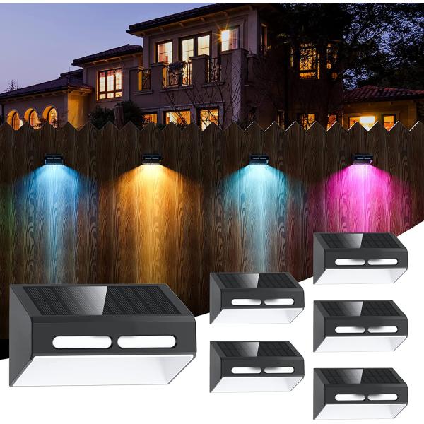 Quality IP65 Waterproof Solar Fence Light LED Solar Powered Garden Lights wholesale