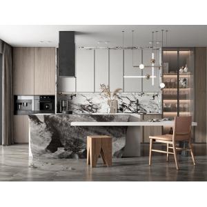 Modular Kitchen Cabinet Set with Sink Faucet and Drawer Basket