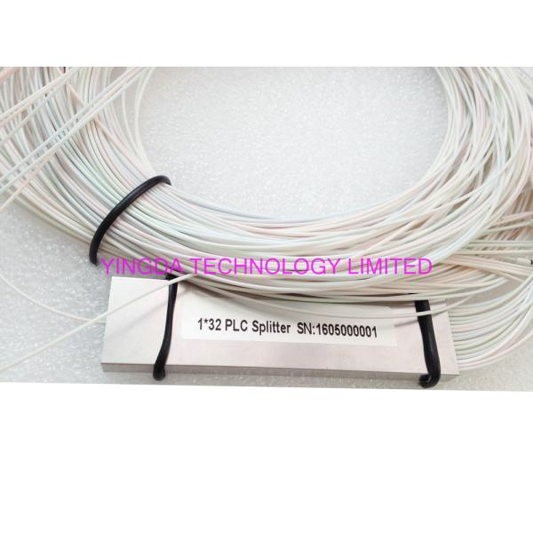 FTTH 1x32 Mini PLC Splitter Single mode Steel Tube LC APC Connectors