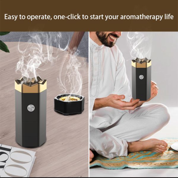 Intelligent Portable Aroma Diffuser Machine with Anti-Tipping Function Lithium Battery and Automatic Shut Down