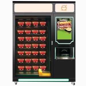 China 24hrs Self-service Hamburger Vending Machine Manufacturer Pizza Hot Dog Soup Vending Machine For Sale on sale