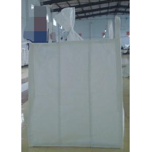 SGS Approval Cross Corner FIBC Jumbo Bags , Circular PP Big Bags Sack