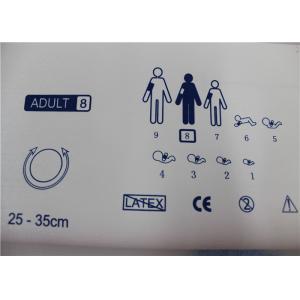 China Medical Non Invasive Blood Pressure Cuff One / Double Tube 27 - 35cm Size on sale