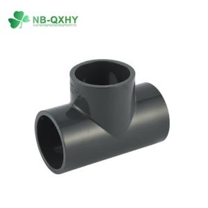 China Samples US 5/Piece Wall Thickness Pn10 PVC Pipe Fitting DIN Pn16 225mm Plastic Pipe Tee on sale