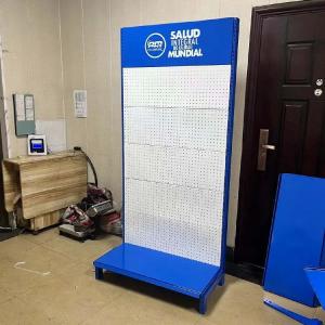 Xingye Factory Custom Size Color grocery food slatwall shelves pharmacy store