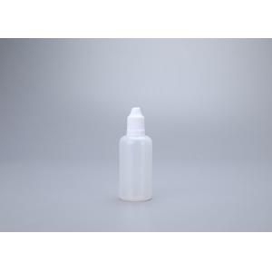 30ml 50ml E Liquid Bottle Tamperproof Cap PE Plastic Bottle