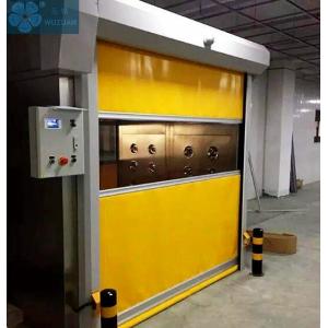 Red 1.2m/S 0.8mm Curtain PVC Roller Shutter Doors