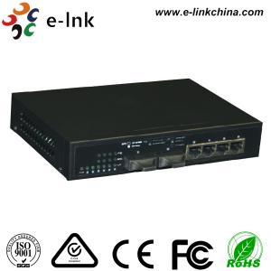 Entry level Ethernet POE Switch 4 x 10/100/1000Base - T(x) + 2 x 1000Base - FX
