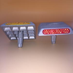 10CM Cat'S Eye Reflectors Retroreflective Aluminum Road Stud With Pin