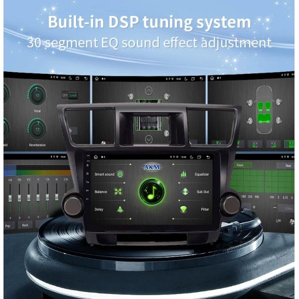 Car Multimedia Player With Android Auto Carplay For Toyota Highlander 2009-2014