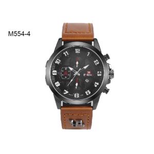 China BARIHO Men's Quartz Watch  6-Pin Multifunctional Chronograph Date Wristwatch M554 on sale