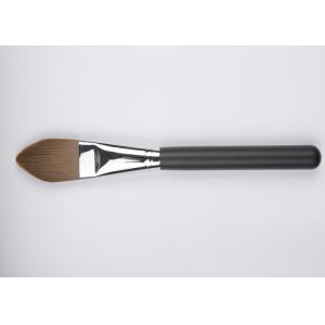 Cruelty Free Medium Size pointed Foundation Makeup Brush With Black Wood Handle