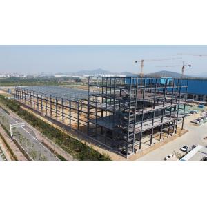 Warehouse Prefabricated Steel Structure Frame With Sandwich Panels
