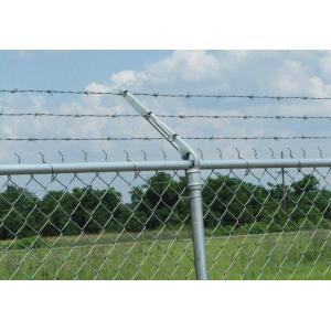 8 Ft X 50 Ft Chain Link Fabric Fencing With Razor Barbed Wire For High Level