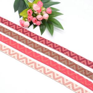 25mm Polyester Jacquard Webbing Trim For Shoes
