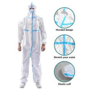 Cheap Antivirus Disposable Protective Clothing Against Germs Good Tensile Resistance for sale