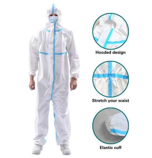 Quality Full Body  Disposable Protective Clothing  Against Germs Good Tensile Resistance wholesale