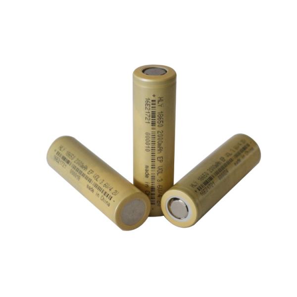 Quality Rechargeable 2000mah Lithium Ion Cell , 3.6V 18650 Lithium Battery wholesale