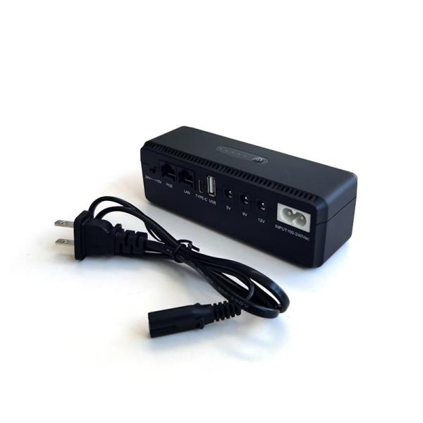 Quality 5VDC/9VDC/12VDC Ups Backup Power USB Poe Mini Dc Router Ups 10400mah 18w wholesale