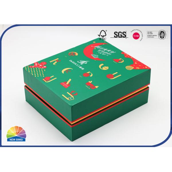 Quality Texture Embossed Rigid Shoulder Gift Box With PP Plastic Tray wholesale