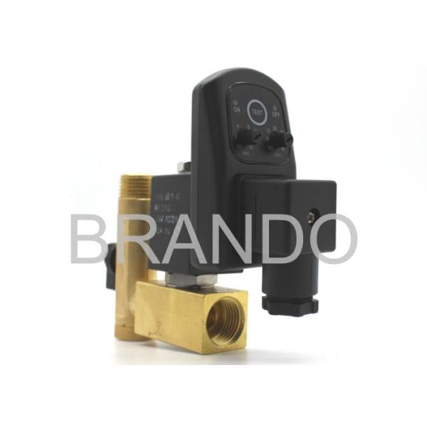 Quality Condensate Timer Pneumatic Solenoid Valve Automatic Electrically Operated wholesale