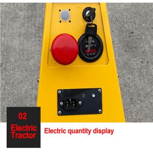 Stepless Speed 4000kg Walkie Tugger Industrial Material Handling Equipment