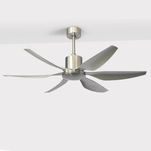 Modern fan lamp with remote control retro DC home bedroom living room restaurant