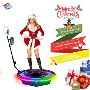 Camera Video 360 Photo Booth 100cm 115cm Automatic Photobooth Machine