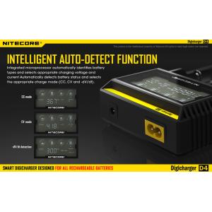 Nitecore LCD 2014 Latest universal smart charger Nitecore D4 battery charger
