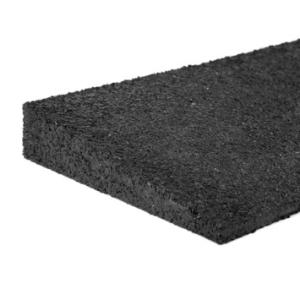 Recycled Rubber Ramp Edge 1000x200x30mm Transition Rubber Threshold Ramp Black
