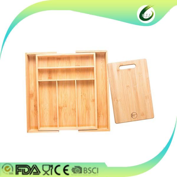 Quality 2017 new expandable bamboo drawer organizer wholesale