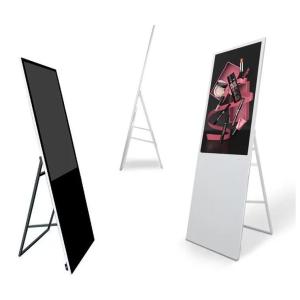 Cheap Led Backlit 43&quot; 1920*1080 500CD/Sqm Portable Digital Poster for sale