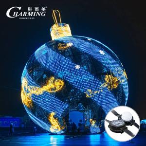 Cheap CM-40C High-Brightness Pixel Light φ40x15.2mm RGB IP66 PC Shell Ideal for Billboard &amp; Bridge Lighting for sale