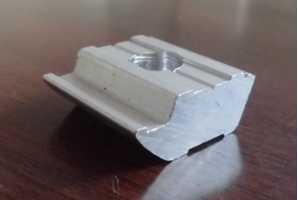 Drilling Aluminum Alloy 6061 Solar Roof Mounting Systems Nut With Hooks / Z -