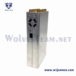 Handheld 14 antenna Signal Jamme Factory sales For 3G 4G 5G WiFi UHF VHF GPS