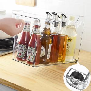 Shatter Resistant Plastic Storage Organizer With Rolling Wheels And Handle