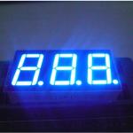Black Numeric Digit Display with Through-hole Mounting and Background Color